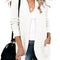 Womens Loose Open Front Cardigan Long Sleeve Casual Lightweight Soft Knit Sweaters Coat with Pockets